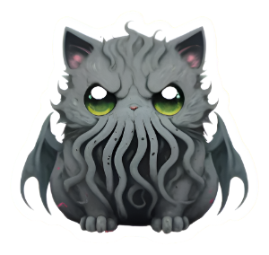 Cathu Die Cut Sticker - Die Cut Sticker PJ1002