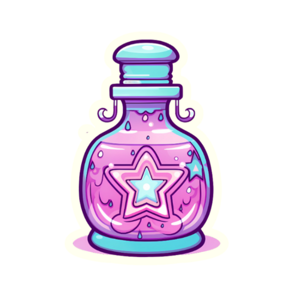 Potion Bottle Die Cut Sticker #1001