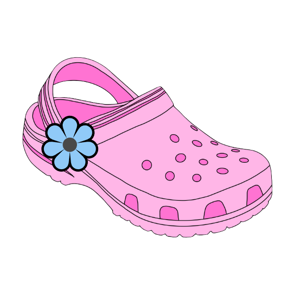 Pink slip on shoe Die Cut Sticker #1005