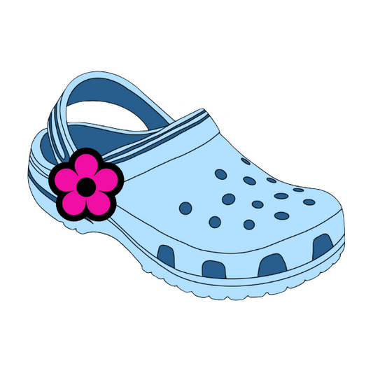 Blue slip on shoe - Die Cut Sticker #1018