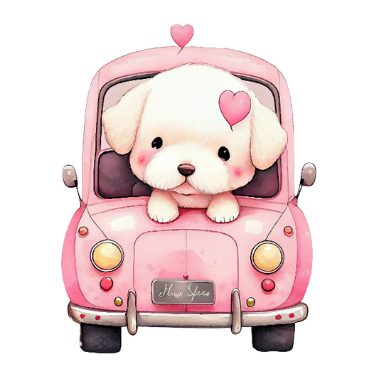 Cute Chibi Puppy - Die Cut Sticker #1025