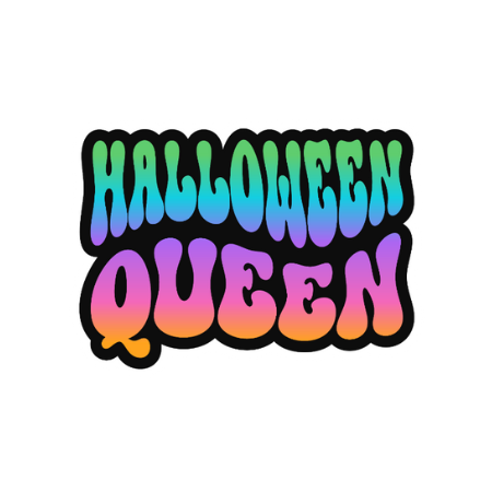 Halloween Queen Die Cut Sticker #1064