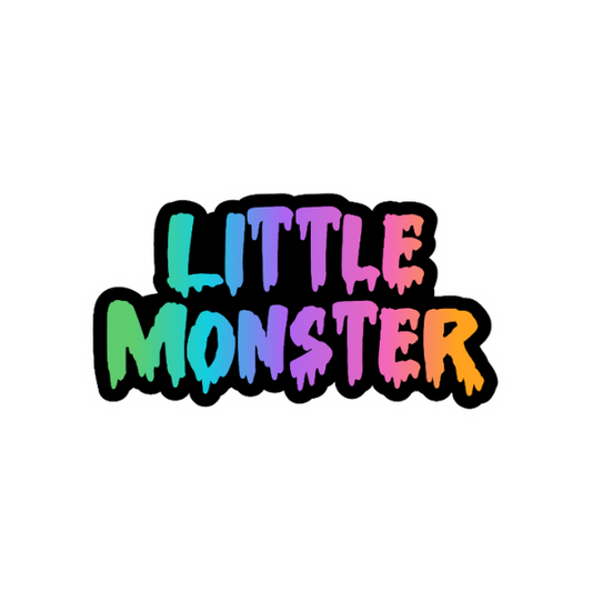 Little Monster Die Cut Sticker #1067