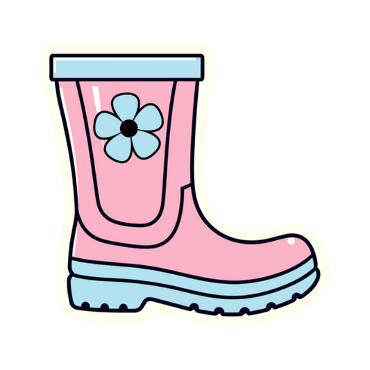 Pastel Rain Boot - Die Cut Sticker #1082