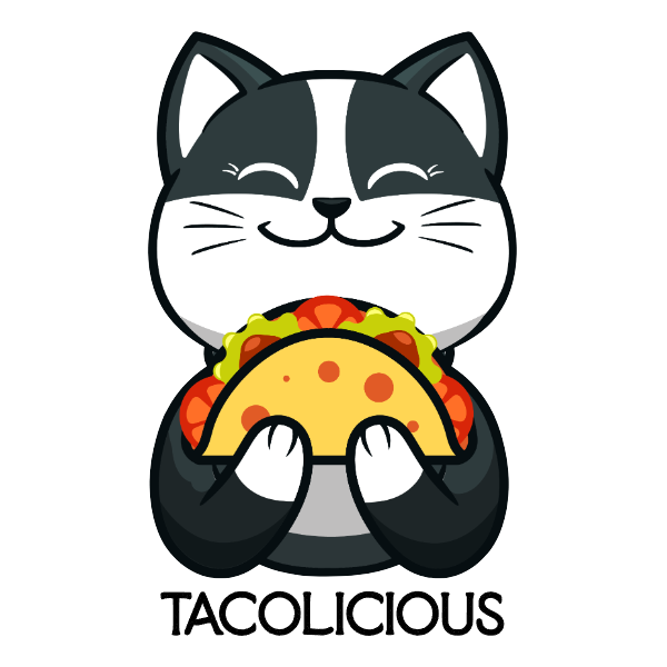 Tacolicious Die Cut Sticker #1098