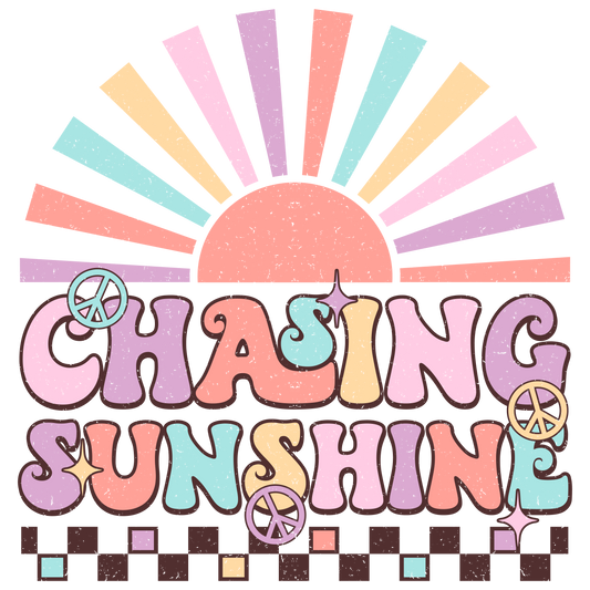 Chasing Sunshine - Die Cut Sticker #1132