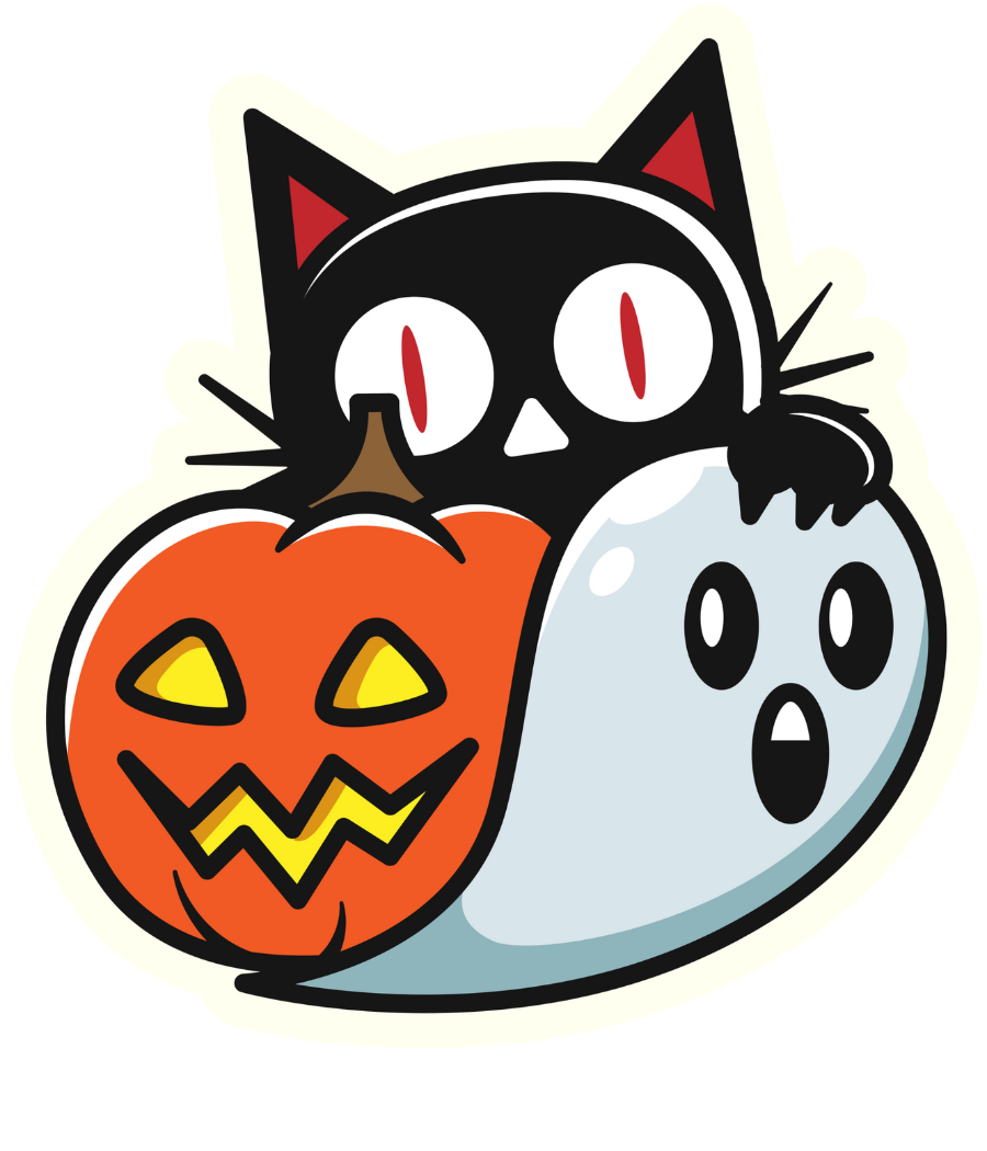 Halloween Sticker Pack #4 - Die Cut Stickers 2.5" (8ct)