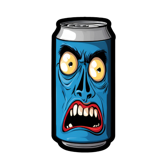 Horror Soda Can - Die Cut Sticker #1428