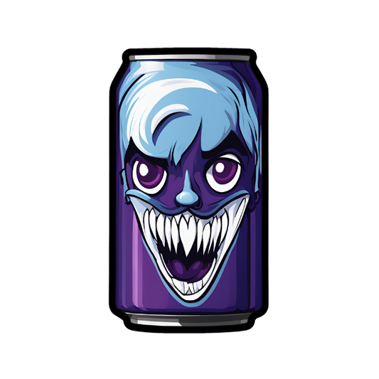 Horror Soda Can - Die Cut Sticker #1442