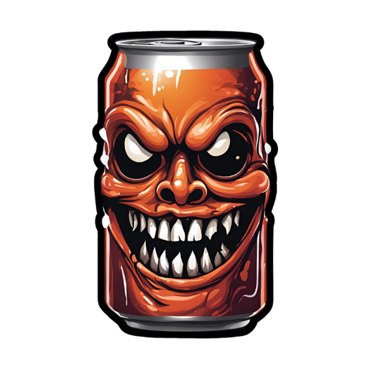 Horror Soda Can - Die Cut Sticker #1564