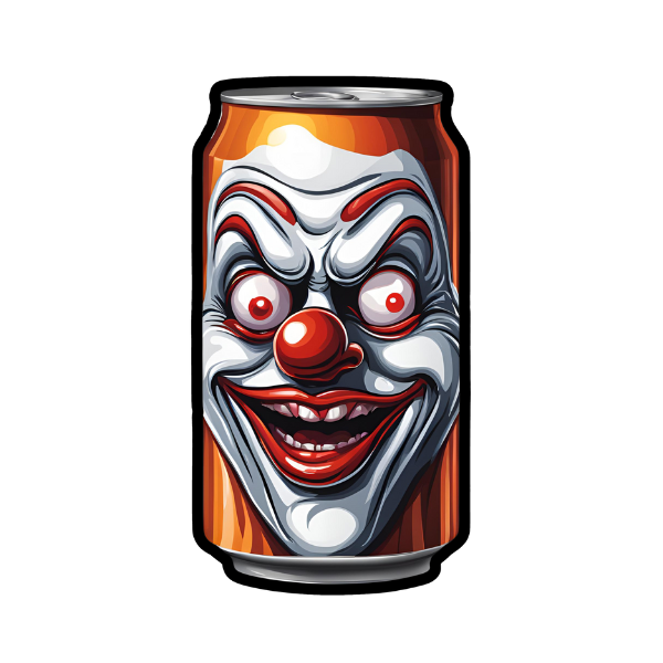 Horror Soda Can - Die Cut Sticker #1566