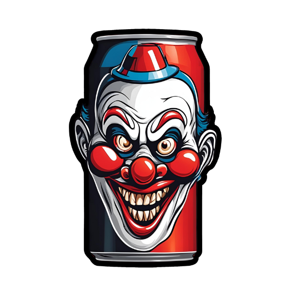 Horror Soda Can - Die Cut Sticker #1568