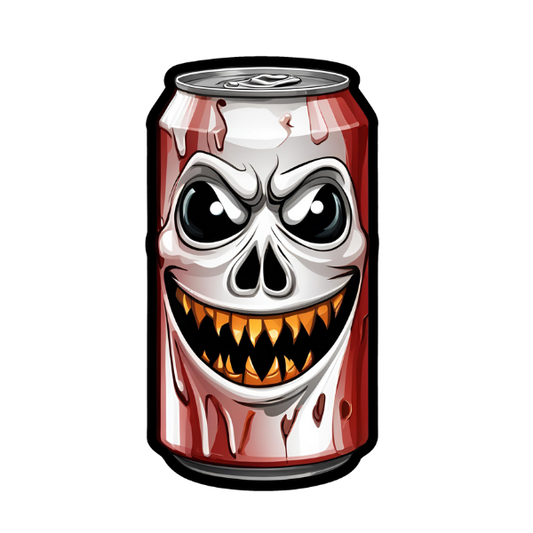 Horror Soda Can - Die Cut Sticker #1574