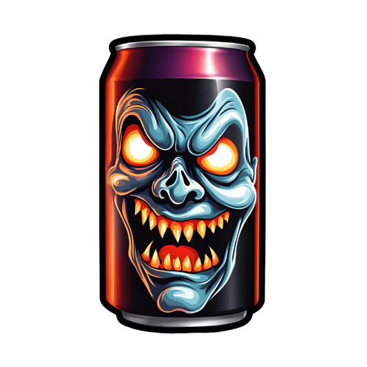 Horror Soda Can - Die Cut Sticker #1575