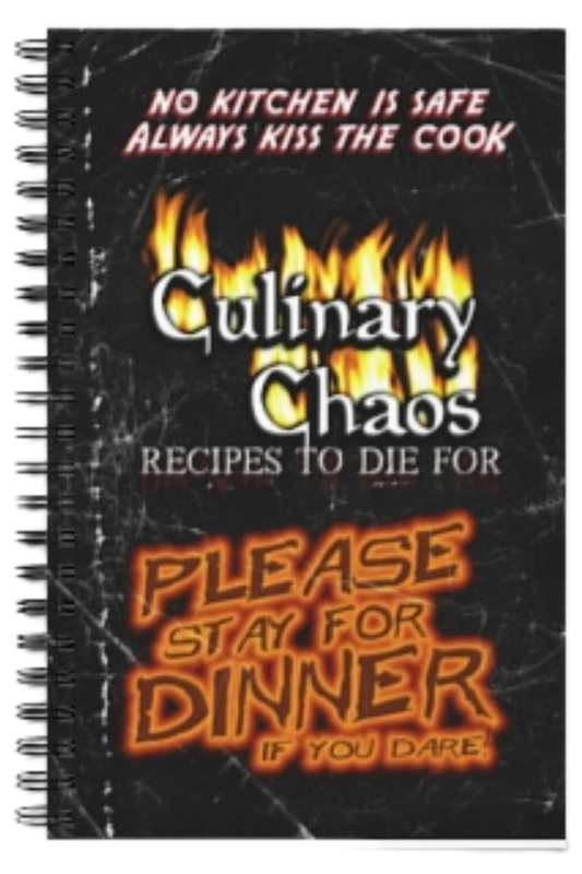 Culinary Chaos - Spiral Notebook