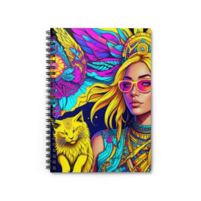 Venus "The Queen of the Cats" - Spiral Notebook